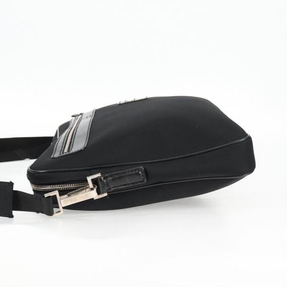 GUCCI Shoulder Bag Nylon Black Silver - Picture 4 of 13